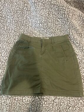 Olive Green Women's Mini Skirt